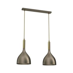 Luster na lanku NOAK 2xE27/15W/230V mosadz/zlatá 4000 vyobraziť