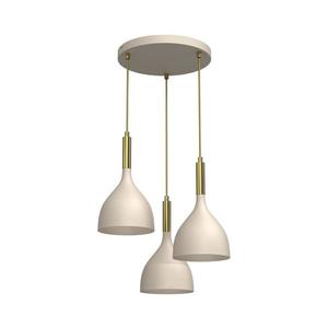 Luster na lanku NOAK 3xE27/15W/230V béžová/zlatá 4007 vyobraziť