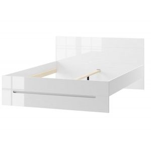 Manželská posteľ Selene 160x200 biely lesk/mat vyobraziť