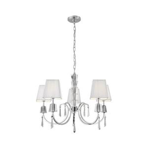 Searchlight 6885-5CC - Luster na reťazi PORTICO 5xG9/33W/230V chróm 6885-5CC vyobraziť