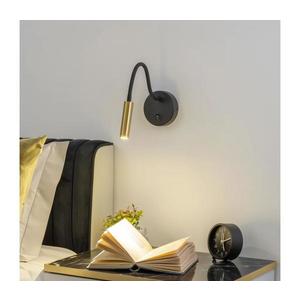 Brilagi - LED Flexibilná nástenná lampa MAYA LED/3W/230V 4000K čierna/zlatá BRI080 vyobraziť