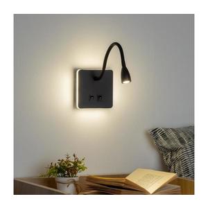 Brilagi - LED Flexibilná nástenná lampa MAYA Double LED/4W/230V + LED/3W čierna BRI099 vyobraziť