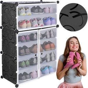 Modulární botník RAKIA černý vyobraziť