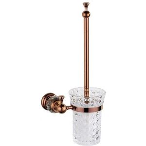 Nádoba na toaletnú kefu s rukoväťou MEXEN ESTELA ružovo-zlatá vyobraziť