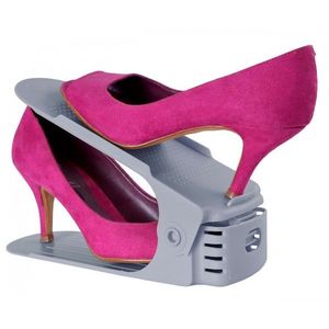 Nastaviteľný organizér na topánky Rex sivý vyobraziť