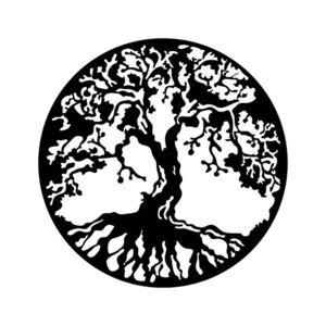 Nástěnná dekorace Tree of life II černá vyobraziť