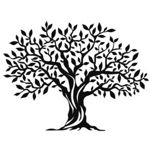 Nástěnná dekorace Yaprak Dökümü černá vyobraziť