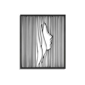 Nástenná dekorácia Woman čierna vyobraziť