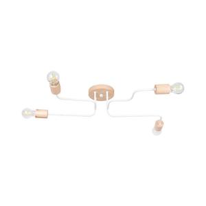 SL.1665 - Prisadený luster TIMBO 4xE27/15W/230V biela/béžová/buk SL.1665 vyobraziť