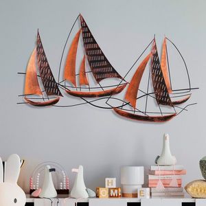 Nástěnná kovová dekorace Barbaros 3 měděná vyobraziť