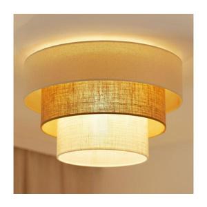 Brilagi-Stropné svietidlo DENVER LUNETA 1xE27/15W/230V pr.45 béžová/hnedá/krémová 608008 vyobraziť