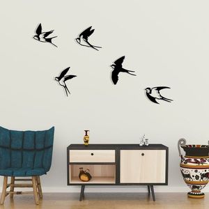 Nástěnná kovová dekorace Ebabil černá vyobraziť