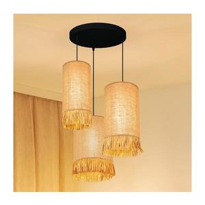 Brilagi - Luster na lanku WINNETOU TUBES 3xE27/15W/230V hnedá/čierna 608756 vyobraziť