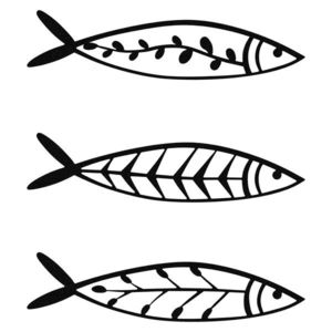 Nástěnná kovová dekorace HAMSI černá vyobraziť