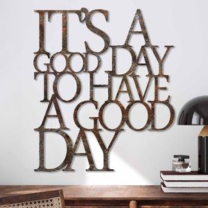Nástěnná kovová dekorace Have a Good Day vícebarevná vyobraziť