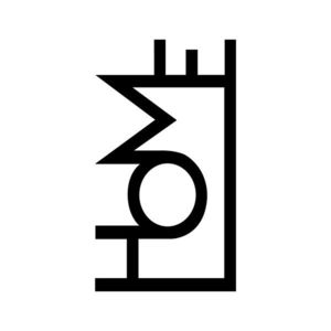 Nástěnná kovová dekorace HOME černá vyobraziť