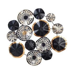 Nástěnná kovová dekorace HYPNOSIS černá vyobraziť