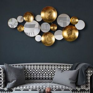 Nástěnná kovová dekorace Infinity 1 zlatá vyobraziť