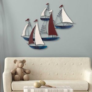 Nástěnná kovová dekorace Kadirga vícebarevná vyobraziť