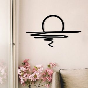 Nástěnná kovová dekorace Sparkle černá vyobraziť