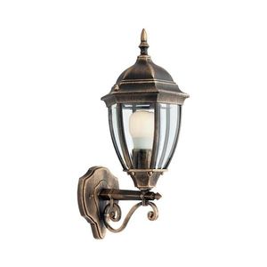 Redo 9604 - Vonkajšia nástenná lampa SEVILLA 1xE27/42W/230V IP44 zlatá/patina 9604 vyobraziť
