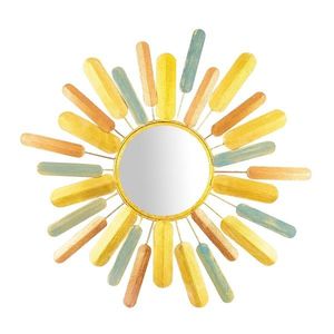 Nástenná kovová dekorácia HACAKPUR zlatá vyobraziť