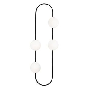 Nástenná lampa Abakus čierna vyobraziť