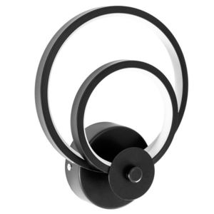 Nástenná lampa APP1042-W matne čierna vyobraziť