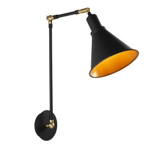 Nástenná lampa Berceste V čierna vyobraziť