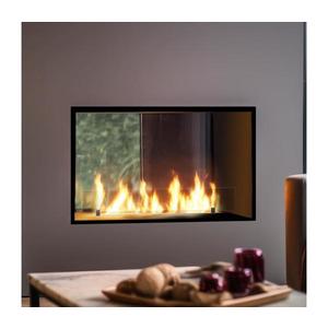 InFire - Vstavaný BIO krb 48, 5x83, 5 cm 3, 5kW čierna SLIMfire 2side 800 Black vyobraziť
