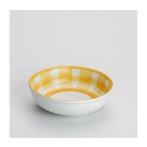 Keramická kompótová miska 13 cm biela žltá vyobraziť