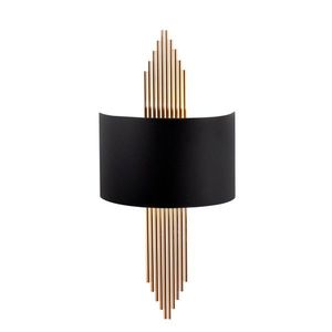 Nástenná lampa Miko I čierna/medená vyobraziť