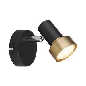 Globo 57917-1G - Nástenné bodové svietidlo MASON 1xGU10/25W/230V čierna/zlatá 57917-1G vyobraziť