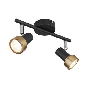 Globo 57917-2G - Bodové svietidlo MASON 2xGU10/25W/230V čierna/zlatá 57917-2G vyobraziť