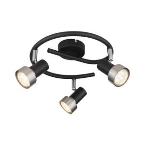 Globo 57917-3N - Bodové svietidlo MASON 3xGU10/25W/230V čierna/strieborná 57917-3N vyobraziť