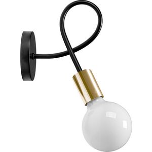 Nástenná lampa Paradise čierna/zlatá vyobraziť