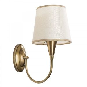 Nástenná lampa Pardo mosadz/biela vyobraziť