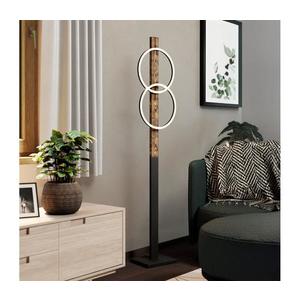 Eglo 900892 - LED Stojacia lampa BOYAL 2xLED/12W/230V 3000K hnedá/čierna 900892 vyobraziť