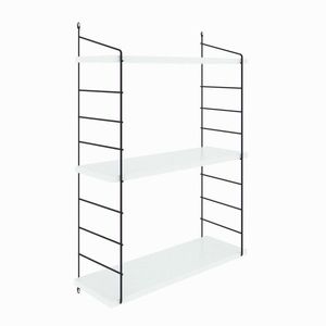 Nástenná polica Armoni biela/čierna vyobraziť