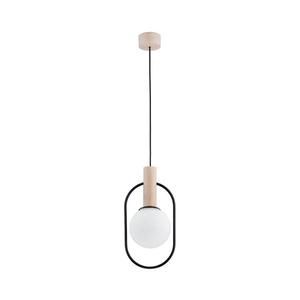 Luster na lanku MIKI 1xE14/10W/230V čierna/béžová 61151 vyobraziť