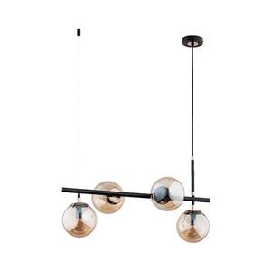 Luster na lanku FIORE 4xE14/10W/230V čierna 63039 vyobraziť