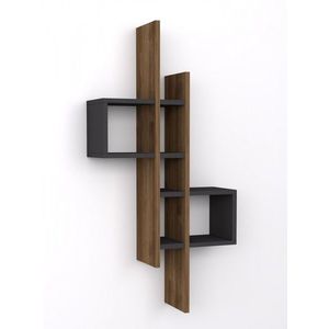 Nástenná polica Emse dub/antracit vyobraziť