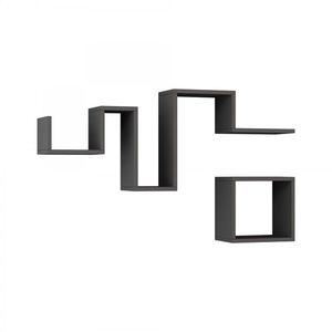 Nástenná polica Folov antracit vyobraziť