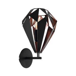 Eglo 62835 - Nástenné svietidlo CARLTON PRO 1xE27/60W/230V čierna 62835 vyobraziť