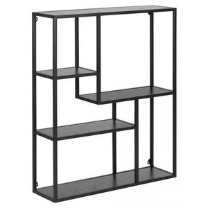 Nástenná polica Seaford čierna vyobraziť