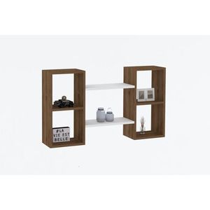 Nástěnná police BAMBI bílá/ořech vyobraziť