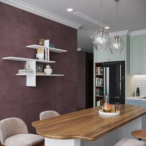 Nástěnná police LEO bílá vyobraziť