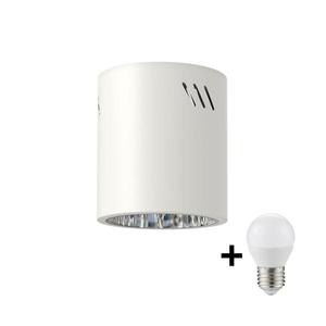 LED Bodové svietidlo GEORGE 1xE27/6W/230V pr. 11 cm biela MI2491+KB0018 vyobraziť