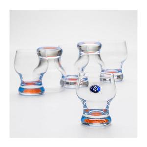 Sada 6x pohár Katka 130 ml modrá červená vyobraziť