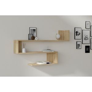 Nástěnná police PENNE dub safírový vyobraziť